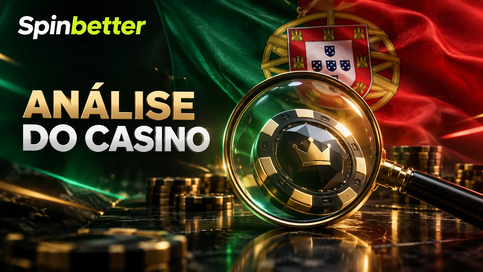 Lupa sobre uma ficha de casino, a representar a análise dos números publicados