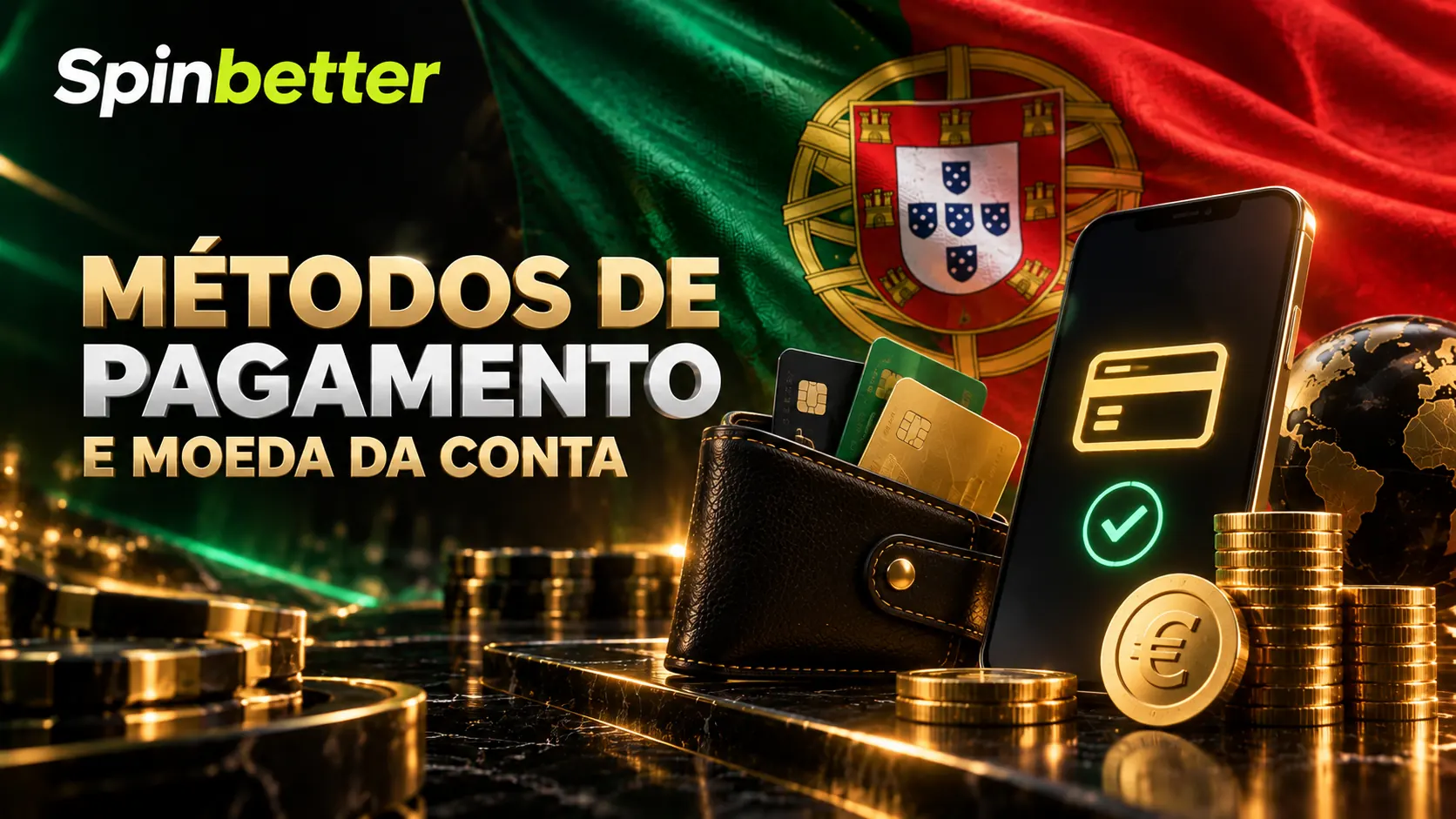 Métodos de pagamento e escolha da moeda da conta no momento do depósito